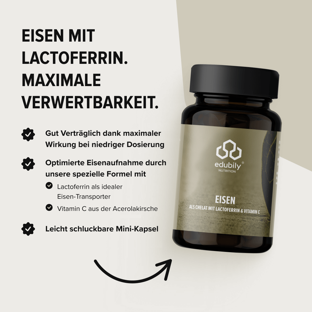 Eisen Kapseln mit Lactoferrin