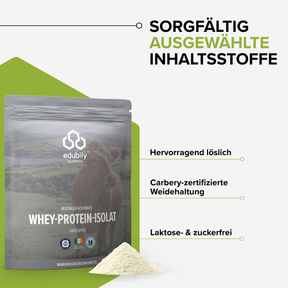 Whey-Isolat Pulver aus Weidemilch - Neutral