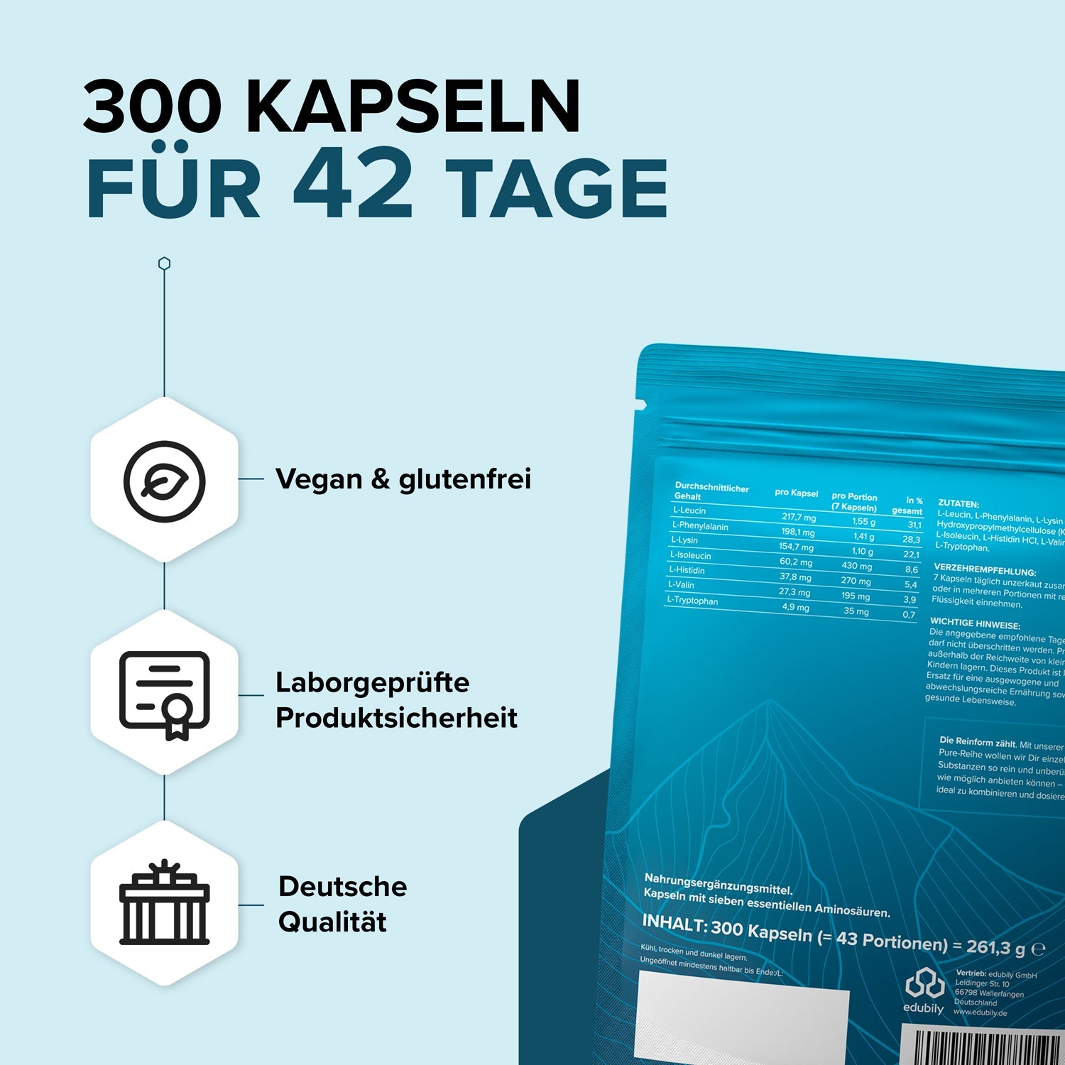 PURE LP7 Aminosäuren Kapseln