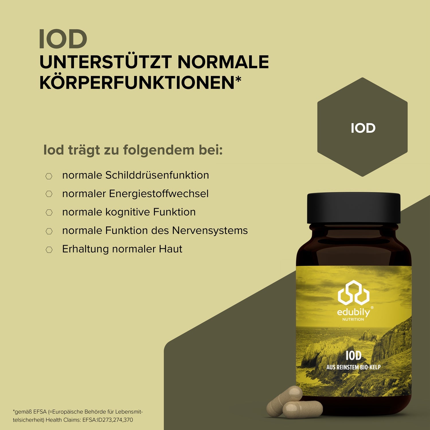 Iod Kapseln – aus reinstem Bio-Kelp